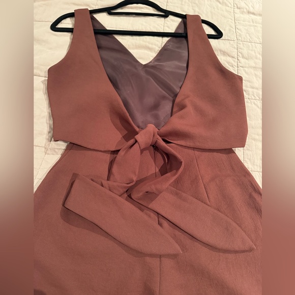 Aritzia Wilfred Ecoulement jumpsuit in a rust brown color. Size 2. - Picture 4 of 7